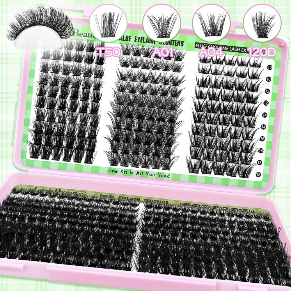 Eyelash Extension Wispy - Pestañas Postizas de Aspecto Natural, Estilo