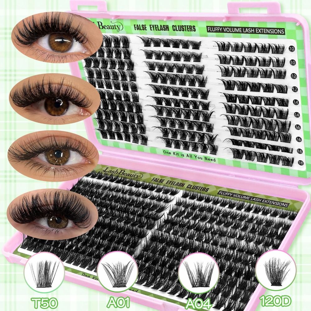 Eyelash Extension Wispy - Pestañas Postizas de Aspecto Natural, Diseño