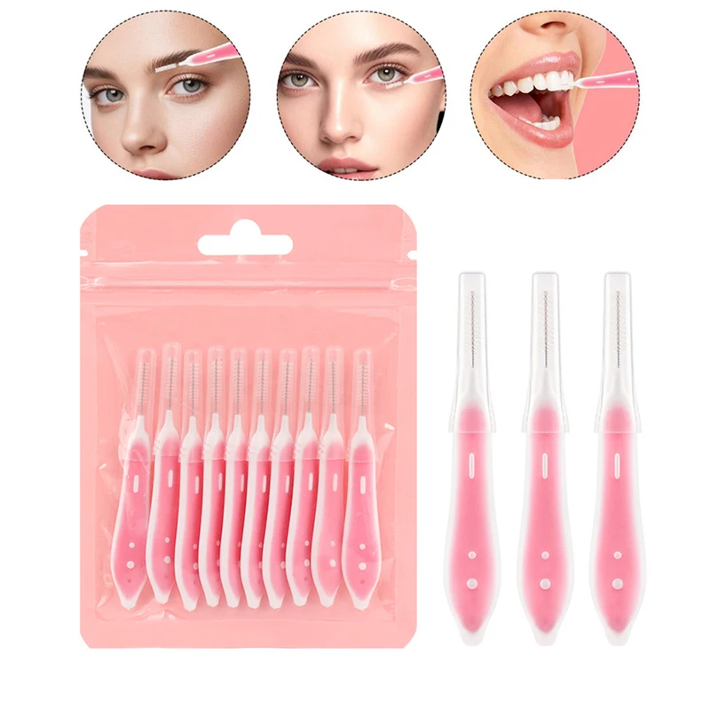 Eyelash Extensions - 10 Uds. De cepillos para cejas,