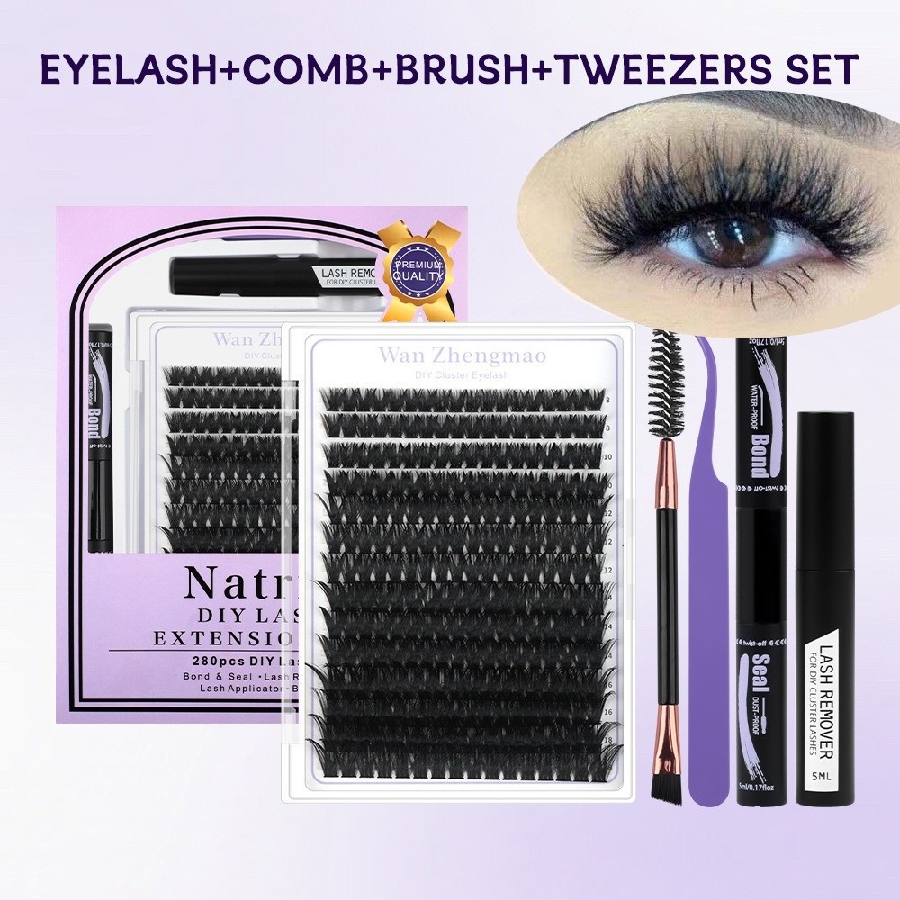 Eyelash Extension Wispy - Pestañas postizas de 8-18 mm de