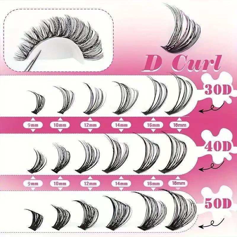 Eyelash Extension Volume - Kit Profesional de Pestañas en Racimo