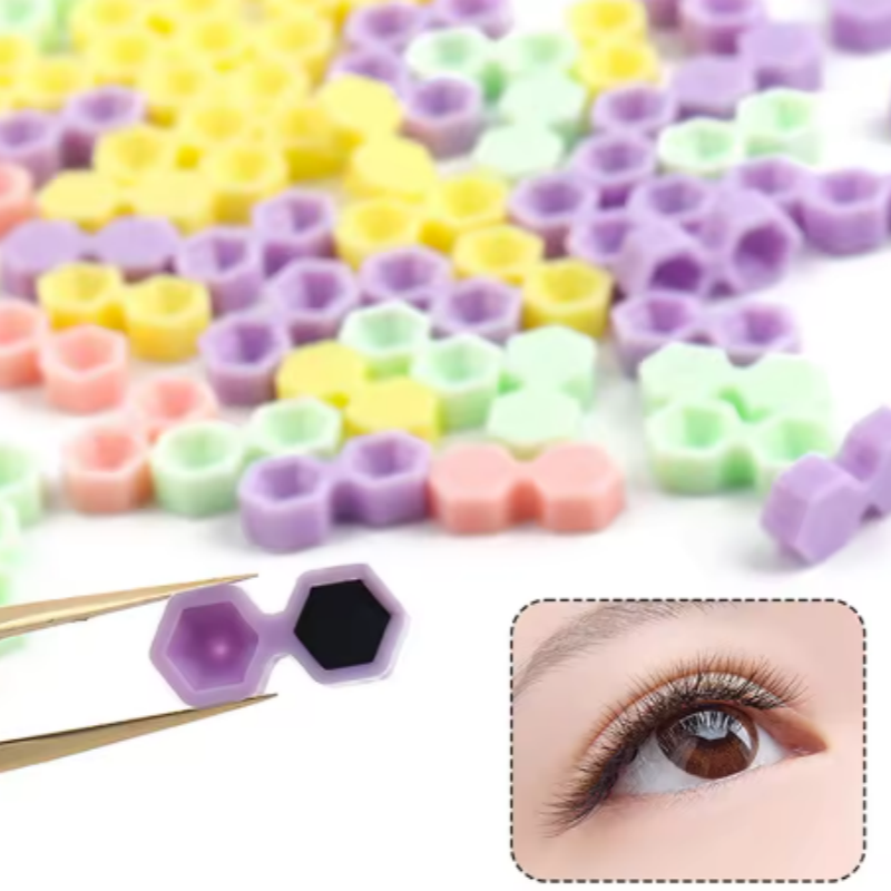 Eyelash Extension Repair - Vasos para Pegamento de Pestañas, Forma