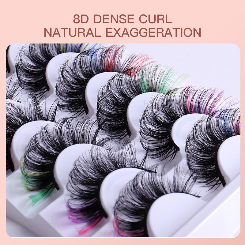 7 Pares de Pestañas Postizas C - Eyelash Extension Volume reseña y precio