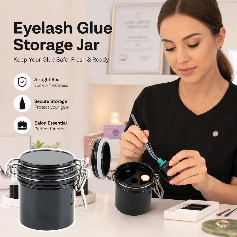 Contenedor Hermético para Pega - Eyelash Extension Repair reseña y precio