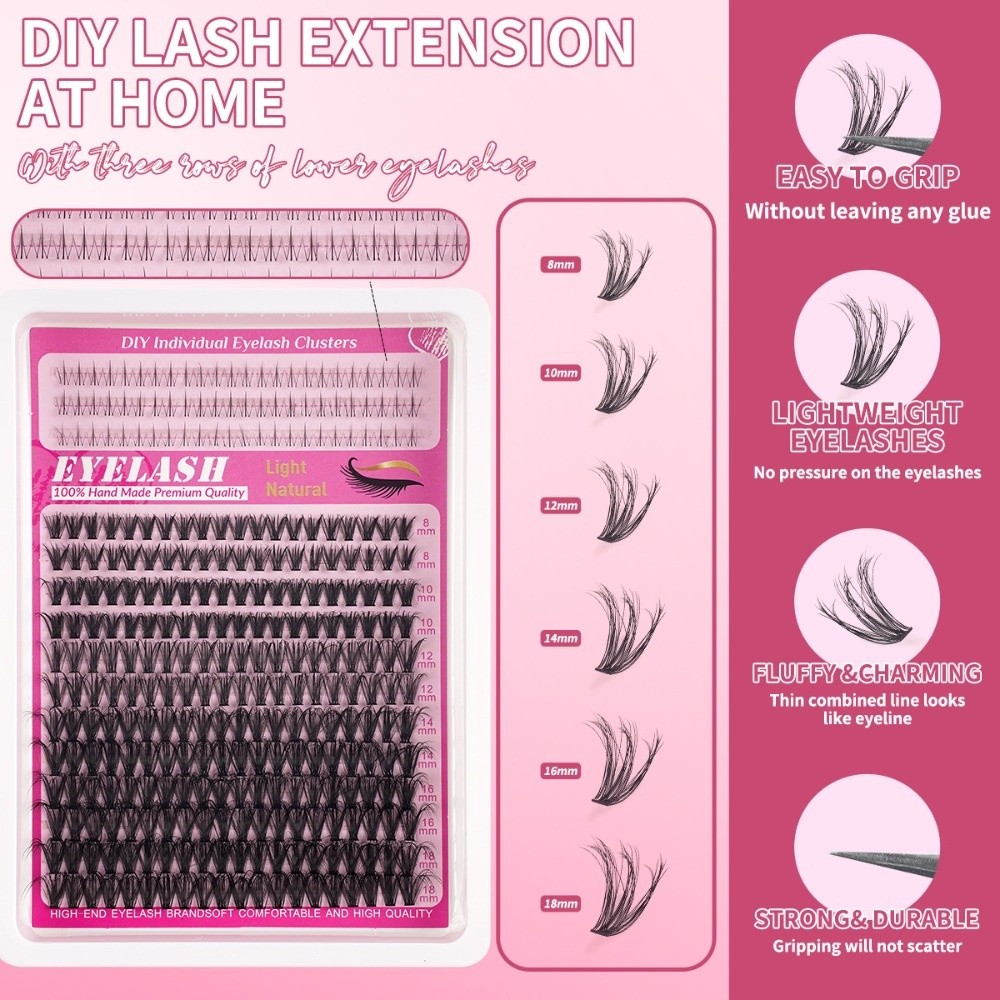 Pestañas Postizas de 8-18 mm d - Eyelash Extensions reseña y precio