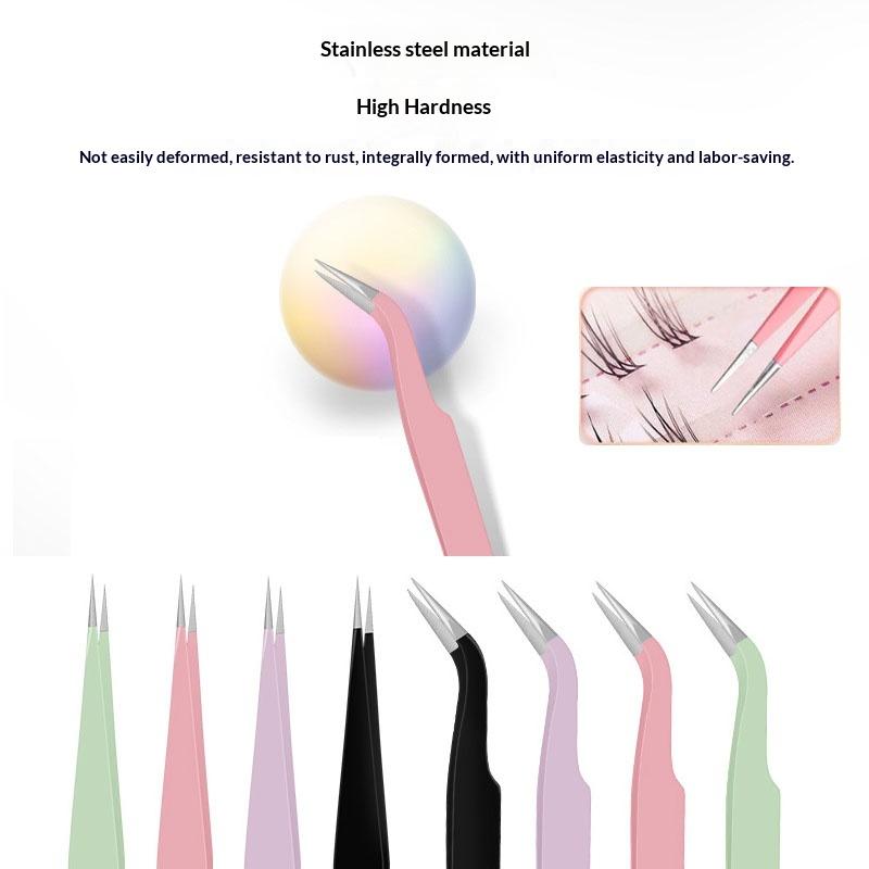 Nuevas Pinzas de Acero Inoxida - Eyelash Extension Volume reseña y precio